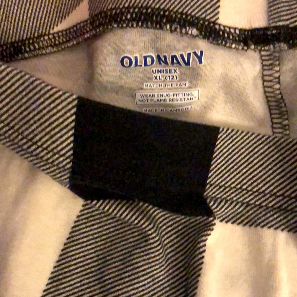 Old navy unisex pajama pants size XL (12)